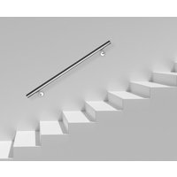 Vingo Edelstahl Handlauf Treppengeländer Geländer und Handläufe Wandhandlauf Wand Treppe Wandhalterung Innen & Außen 80 cm von RANDACO