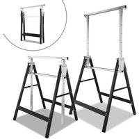 Randaco 2X Gerüstbock verzinkt Klappbock Baugerüst Arbeitsbock Metallbock Allzweckbock von RANDACO