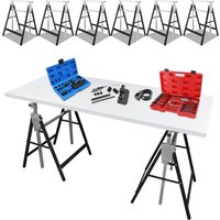 Randaco 6X Gerüstbock verzinkt Klappbock Baugerüst Arbeitsbock Metallbock Allzweckbock von RANDACO