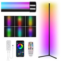 7W led Stehleuchte led bunt Dimmbar rgb Stehlampe Eckleuchte Lichtsäule Farbig - Hengda von HENGDA