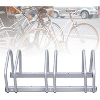 Swanew - Fahrradständer Mehrfach-Ständer für 2/3/4/5/6 Fahrräder Verzinkt Fahrradhalter Boden Wand Montage(3-fach) von SWANEW