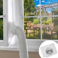 Swanew - Fensterabdichtung 400CM Für Mobile Klimageräte Klimaanlagen Wäschetrockner und Ablufttrockner Hot Air Stop zum Anbringen an Fenster von SWANEW
