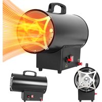 Randaco Gasheizgebläse Heizlüfter Elektroheizung 15kW mit einem Druckminderer 240V - Bauheizer Elektroheizer Heizgeraet Heizgebläse für 225㎡ von RANDACO