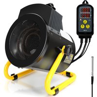 Randaco Gewächshausheizung 2KW Elektroheizung Elektrogebläseheizung Heizlüfter Ventilator für Gewächshaus IPX4 mit Thermostat Digital Randaco Gewächshausheizung 2KW Elektroheizung Elektrogebläseheizung Heizlüfter Ventilator für Gewächshaus IPX4 mit Thermostat Digital von RANDACO