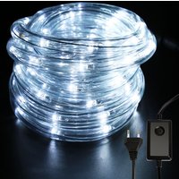 Swanew - led Lichtschlauch für Aussen Innen Lichterschlauch Lichterkette Lichtband Partylicht Dekobeleuchtung Weihnachtsbeleuchtung biły 40M von SWANEW