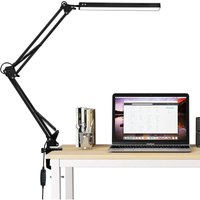Randaco LED Schreibtischlampe dimmbar 10 Helligkeitsstufen 3 Farbtemperaturen Naturlicht Kaltlicht Warmlicht verstellbarer Arm Klemmleuchte USB Randaco LED Schreibtischlampe dimmbar 10 Helligkeitsstufen 3 Farbtemperaturen Naturlicht Kaltlicht Warmlicht verstellbarer Arm Klemmleuchte USB von RANDACO