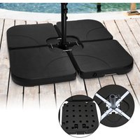 Randaco - Schirmständer Sonnenschirm Schirmgewicht Schirmständer Beschwerungsplatten Sonnenschirmständer Ampelschirm von RANDACO