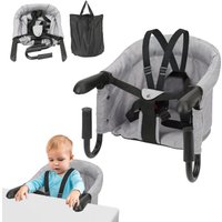 Randaco Tischsitz Baby 6 bis 36 Monate Faltbar Tischsitz Kinderstühle mit Rutschfestem Clip Tragbar Babyhochstuhl Sitzerhöhung von RANDACO