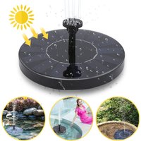 TolleTour Solar Springbrunnen Outdoor Solar Teichpumpe mit 1.5W Solar Panel Solarpumpe Wasserpumpe Fontäne Schwimmender Brunnen für Gartenteich von RANDACO