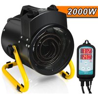 Randaco gewächshausheizung 2000W Schnelles Aufheizen mit Überhitzungsschutz IPX4 Effiziente Wärme für Ihr Gewächshaus von RANDACO