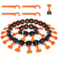 Randaco - swanew 220 Stück Fliesen Nivelliersystem Kit Wiederverwendbar Fliesen Nivellierer Set Verstellbar Fliesen Abstandshalter mit Randaco - swanew 220 Stück Fliesen Nivelliersystem Kit Wiederverwendbar Fliesen Nivellierer Set Verstellbar Fliesen Abstandshalter mit von RANDACO