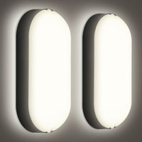 Randaco - swanew Feuchtraumleuchte 15W Wannenleuchte led Deckenleuchte Feuchtraumlampe 2 Stückzahl von RANDACO
