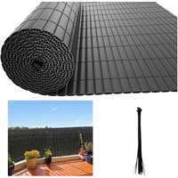 Randaco - swanew pvc Sichtschutzmatte Outdoor Balkonverkleidung Wetterfest UV-Schutz Sichtschutzzaun Balkon Terrasse Windschutz Sichtschutz für von RANDACO