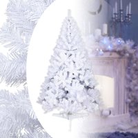 SWANEW Weihnachtsbaum künstlicher Tannenbaum inkl. Baumständer Kunststoff Weiß, 120cm SWANEW Weihnachtsbaum künstlicher Tannenbaum inkl. Baumständer Kunststoff Weiß, 120cm von RANDACO