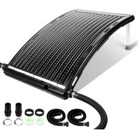 Swanew Sonnenkollektor Solar Poolheizung Solarheizung Pool Heizungen Solaranlage Warmwasser Gartendusche 110 x 69 x 14 cm fürPool von RANDACO