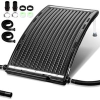 Swanew Sonnenkollektor Solar Poolheizung Solarheizung Pool Heizungen Solaranlage Warmwasser Gartendusche 110 x 69 x 14 cm fürPool von RANDACO