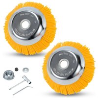 Swanew Unkrautbürste 2er Nylon Freischneideraufsatz 25,4x200mm Nylonbürste Für Stihl Motorsense Freischneider von RANDACO