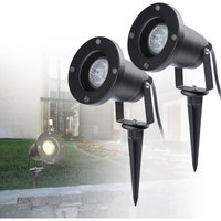 Vingo Gartenleuchte Led Gartenstrahler Warmweiss 2er Pack led Gartenbeleuchtung IP65 4W GU10 Mit Erdspiess Stecker Aussen Wiese für Vingo Gartenleuchte Led Gartenstrahler Warmweiss 2er Pack led Gartenbeleuchtung IP65 4W GU10 Mit Erdspiess Stecker Aussen Wiese für von RANDACO