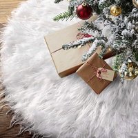 Weihnachtsbaumdecke Kunstpelz,Weiß Plüsch Weihnachtsbaum Rock Weihnachtsbaum decke Christbaumständer Teppich Runde Form Schneeflocke Weiß Weihnachtsbaumdecke Kunstpelz,Weiß Plüsch Weihnachtsbaum Rock Weihnachtsbaum decke Christbaumständer Teppich Runde Form Schneeflocke Weiß von RANDACO