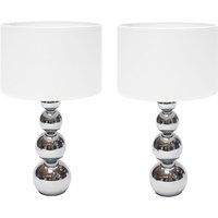 Ranex - 2er set Stoffschirm led Tischleuchten mit Touchfunktion & 3 Stufen Dimmer Ranex - 2er set Stoffschirm led Tischleuchten mit Touchfunktion & 3 Stufen Dimmer von RANEX