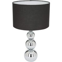 Elegante Schirm Tischleuchte MANDY Schwarz mit Touch Funktion 3 stufig dimmbar Elegante Schirm Tischleuchte MANDY Schwarz mit Touch Funktion 3 stufig dimmbar von RANEX