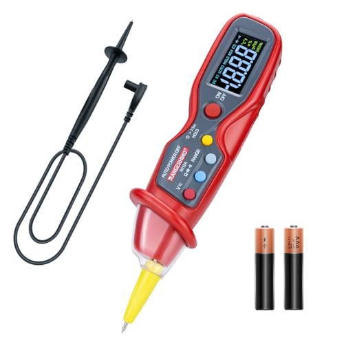 RANGERHINO Digital Pen Multimeter Voltmeter Durchgangsprüfer, AC/DC 600V Spannungsprüfer Multi Tester Messgerät mit Auto Range Misst Spannung, Strom, Widerstand - R112A RANGERHINO Digital Pen Multimeter Voltmeter Durchgangsprüfer, AC/DC 600V Spannungsprüfer Multi Tester Messgerät mit Auto Range Misst Spannung, Strom, Widerstand - R112A von RANGERHINO