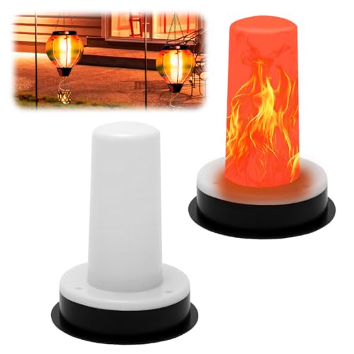 RANJIMA 2 Stück Solarlampen Ersatzteile, Solarleuchten Ersatz Lampe mit Flammeneffekt, Solar Ersatz Solarmodul für Gartenleuchten, LED-Glühbirnen Solarlampen Ersatz Top für Außen Terrasse Garten Decor RANJIMA 2 Stück Solarlampen Ersatzteile, Solarleuchten Ersatz Lampe mit Flammeneffekt, Solar Ersatz Solarmodul für Gartenleuchten, LED-Glühbirnen Solarlampen Ersatz Top für Außen Terrasse Garten Decor von RANJIMA