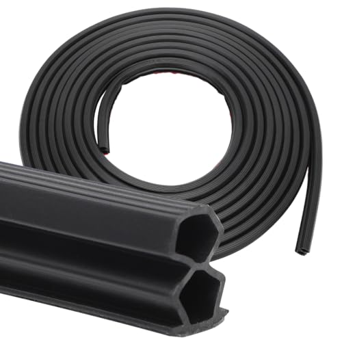 RANJIMA Dichtungsband Selbstklebend, 10mm x 12mm Haustür Türrahmen Dichtung Flexibel Gummidichtung Selbstklebend Anti-Kollision/Schalldichter/Wasserdichter, für Dichtungsband Fenster Tür, Schwarz, 6M RANJIMA Dichtungsband Selbstklebend, 10mm x 12mm Haustür Türrahmen Dichtung Flexibel Gummidichtung Selbstklebend Anti-Kollision/Schalldichter/Wasserdichter, für Dichtungsband Fenster Tür, Schwarz, 6M von RANJIMA