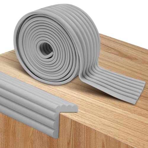 RANJIMA Eckenschutz Kantenschutz Baby, Kantenschutz Baby aus Schaumstoff, Selbstklebender Tischkantenschutz 2M Weichem Extra Breit Klebe Schaumstoff Eckschutz Corner Protector für Tisch, Möbel & Ecken von RANJIMA