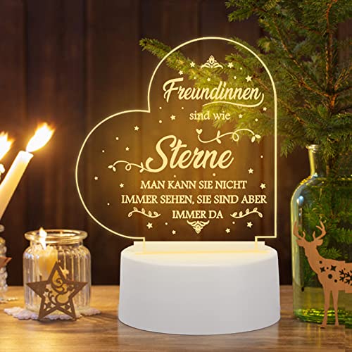 RANJIMA Geschenke für Freundin, Ostern Geschenk,LED Lampe Nachtlicht Geschenke Beste Freundin Geburtstag Geschenk,Freundin Geschenk für Weihnachten,Geburtstagsgeschenk für Frauen, Freundinnen Geschenk von RANJIMA