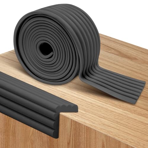 RANJIMA Kantenschutz Baby aus Schaumstoff, Eckenschutz Kantenschutz Baby Selbstklebender Tischkantenschutz 5M Weichem Extra Breit Klebe Schaumstoff Eckschutz Corner Protection für Tisch, Möbel & Ecken von RANJIMA