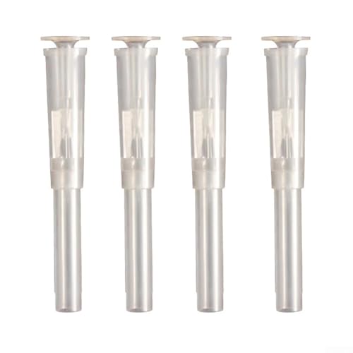 4 Stück Mini Springbrunnen Düsen Pilz Design für Teich Aquarium Kompakte Brunnenpumpe Zubehör (Transparent) von RANRAO