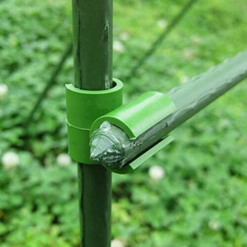 50 Stück Pflanzen-Rankgitter-Verbindungsclips, Kunststoff-Pflanzenverbinder-Clips für feste Gartenrahmen von RANRAO