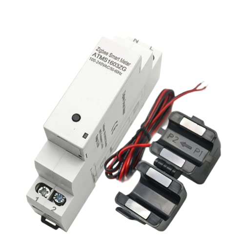 63A Einphasig Smart Stromzähler Energiezähler KWh Zähler Energiemessgerät Zigbee Stromzähler Stromverbrauch Messgerät DIN-Schiene, mit Stromwandler, Arbeite mit Tuya Smart Life APP, Need Zigbee Hub 63A Einphasig Smart Stromzähler Energiezähler KWh Zähler Energiemessgerät Zigbee Stromzähler Stromverbrauch Messgerät DIN-Schiene, mit Stromwandler, Arbeite mit Tuya Smart Life APP, Need Zigbee Hub von RANRAO