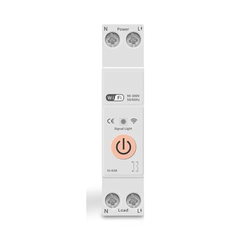 63A WIFI Smart Switch Rail DIN Energiezähler Überwachung Leistungsschalter MCB kompatibel mit TUYA(STM) von RANRAO