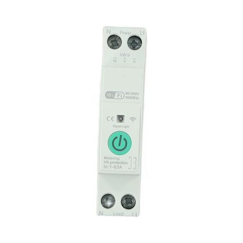 63A WIFI Smart Switch Schiene DIN Energiezähler Überwachung Leistungsschalter MCB kompatibel mit TUYA(STY-TM) von RANRAO