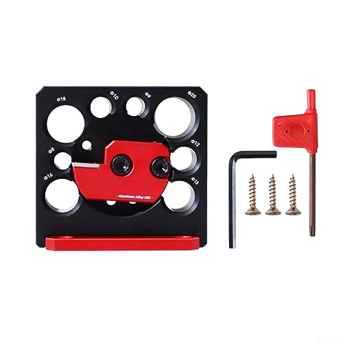 8-20mm Dübel Maker Jig Kit, Einstellbare Elektrische Bohrmaschine Fräsen Dübel Runde Stange Hilfswerkzeug Holzbearbeitung Werkzeug für Holzstangen Sticks Holzbearbeitung von RANRAO