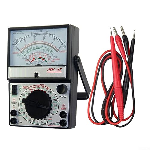 Batterietester, MF-47 Analog-Analog-Multimeter Voltmeter Amperemeter Ohmmeter Batterietester für Fabriken Heimmaschinenwartung von RANRAO