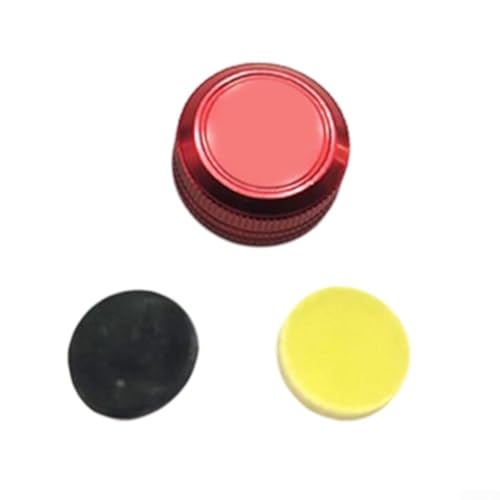 Bremsknauf mit Dichtung, kompatibel mit DAIWA für COASTAL SV TW für TATULA TW 100 Angelrollenteile, Aluminiumlegierung, Gewinde M11 x 0 5 (rot) von RANRAO