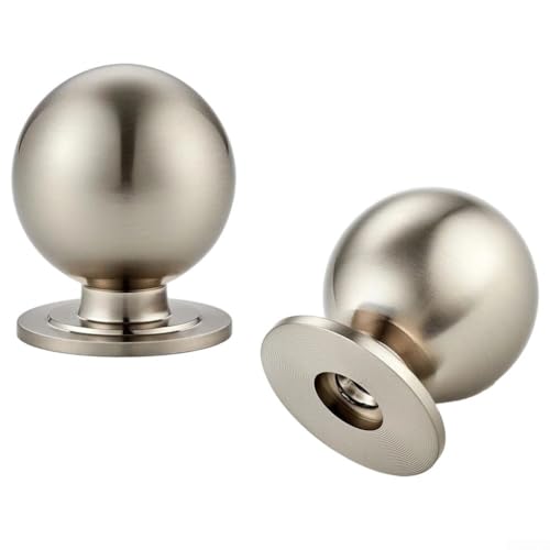 Bronze-Schrankknäufe aus Zinklegierung mit einem schlanken Design, geeignet für Schränke, Kommoden und Badezimmer-Waschtische, die stilvolle Hardware benötigen (Yalas – Einzelloch) von RANRAO