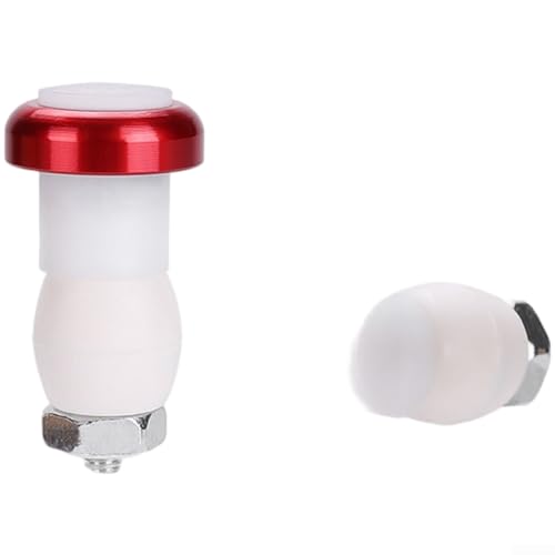 Fahrrad-Lenkerendlicht aus Aluminiumlegierung mit LED-Blinker für verbesserte Sicherheit und Sichtbarkeit, wasserdicht mit verstellbarer Passform für Lenker 16 mm 23 mm (rot) von RANRAO