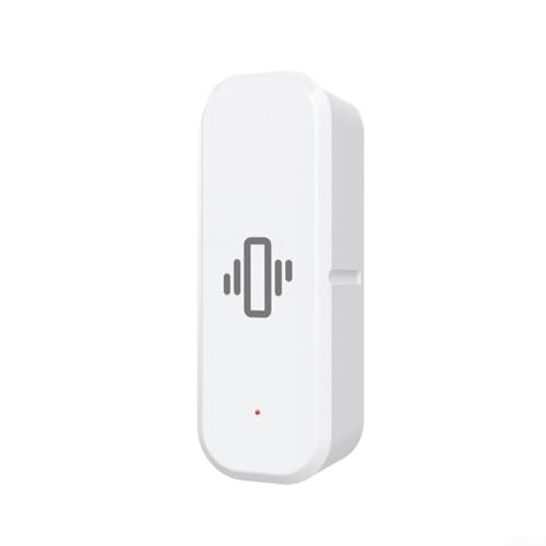 Für Zigbee Smart Vibrationssensor, für Tuya App Bewegungsvibrationssensor, einstellbare Empfindlichkeit, Echtzeit-Fernüberwachung von RANRAO