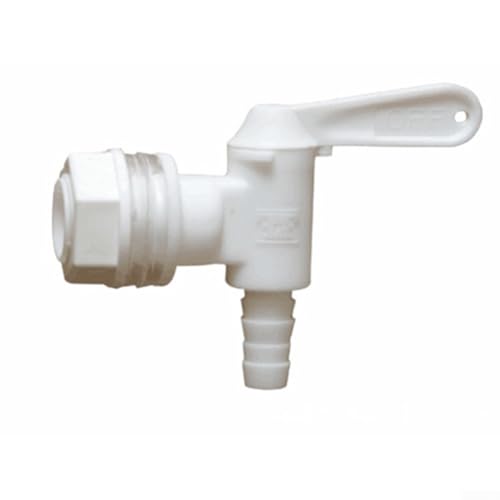 Homebrew Abfülleimer Kunststoff Zapfen Fermenter Wasserhahn Home DIY Weinherstellung Werkzeug, Kunststoff Abfülleimer Fass Zapfhahn Wasserhahn für selbstgebraute Weinherstellung Bier (weiß) von RANRAO