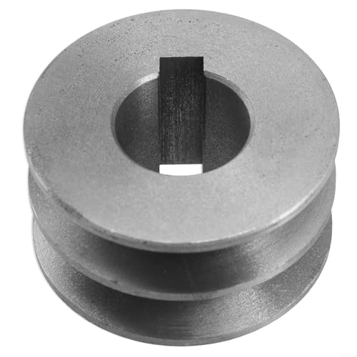 Keilriemenscheibe, Gusseisen-V-Riemenscheibe, A-Typ-Doppelschlitz-Design für Motor, Elektrowerkzeug-Zubehör (72 x 31 x 24 mm) von RANRAO