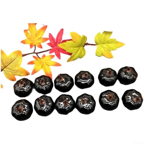 Künstliche Kürbisse mit lebensechtem Schaumstoff-Design für saisonale Heimdekoration, Herbsternte-Display, geeignet für Halloween und Thanksgiving (12 Stück) von RANRAO