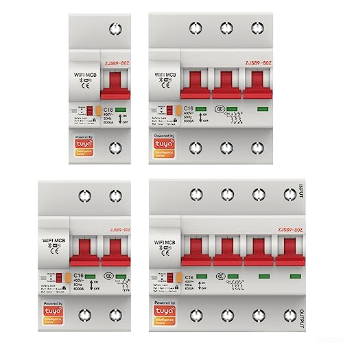 Leistungsschalter für Tuya 40A WiFi Smart Circuit Breaker Leistungsschalter Überlastschutz - 3P von RANRAO