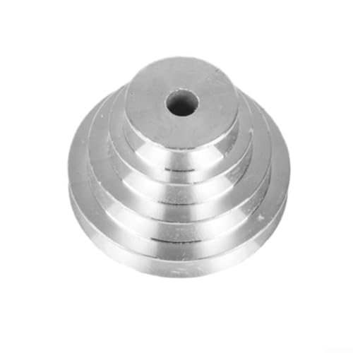 Pagoden-Riemenscheibe, Aluminium-Getrieberad für Tischbohrmaschine Z4116 4/5 Stufen, Riemenscheibe, für V-förmigen Zahnriemen, Innendurchmesser 14/18/21 mm (3-teiliges Set) von RANRAO