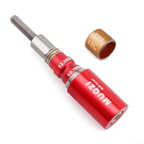 Praktisches Fahrradbuchsenwerkzeug für Fox und Hinterstoßdämpfer, umgekehrtes Drücken im Design, mehrere Farboptionen (rot) von RANRAO