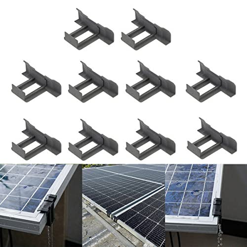 RANRAO 10 Stück Solarpanel Schlamm Entfernung Clip, Wasserablauf Wasserleitung Clip 30/35/40 mm für Wasserablauf von RANRAO