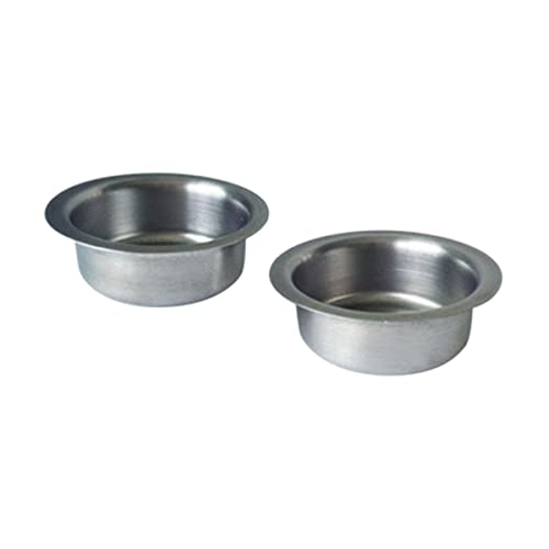 RANRAO Metall-Kerzenhalter, Teelichthalter, Teelichtdosen, Schale, Kerzenform, leeres Etui, Kerzenwachsbehälter, verhindert das Tropfen von Wachs, Silber, 12 Stück RANRAO Metall-Kerzenhalter, Teelichthalter, Teelichtdosen, Schale, Kerzenform, leeres Etui, Kerzenwachsbehälter, verhindert das Tropfen von Wachs, Silber, 12 Stück von RANRAO